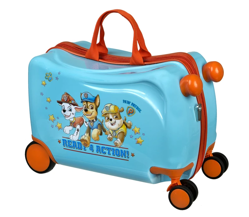 Undercover - Ride-on Trolley with Licence Motif - Children's Luggage to sit on - Maximum Load 50 kg - with Practical Carrying Handles - Sturdy Travel Suitcase, Multicoloured, 47.5 cm x 23 cm x 32 cm, - Image 1