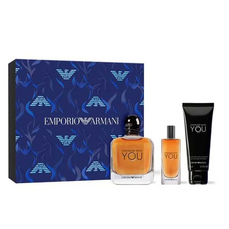 EMPORIO ARMANI Stronger With You Set (EDT 100 ml + EDT 15ml + Shower Gel 75ml)