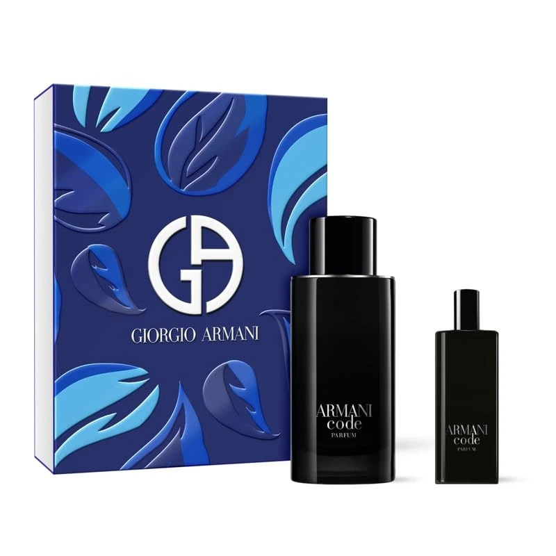 Giorgio Armani Code Parfum Gift Set - Parfum Spray 4.2 Fl Oz, 0.5 Fl Oz