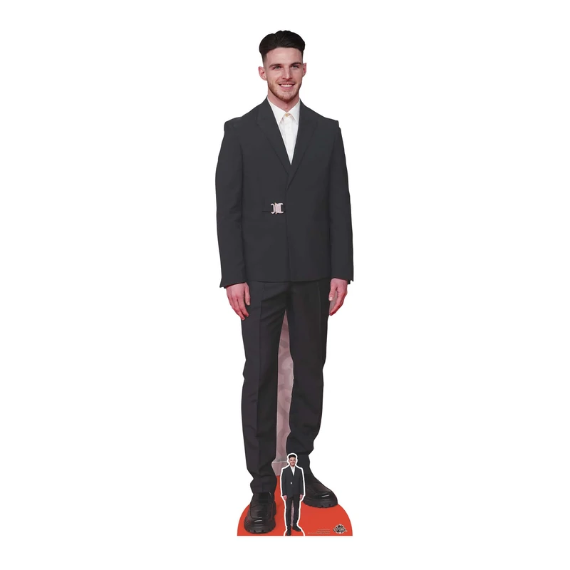 CS1133 Star Cutouts Declan Rice Lifesize Cardboard Cutout with Mini – 185cm Footballer Standee Party Decoration & Fan Display
