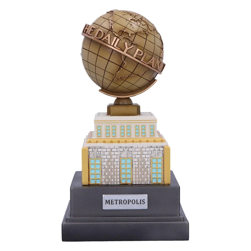 Nemesis Now DC The Daily Planet Ornament 22cm, Resin, Officially Licensed DC Merchandise, Superman The Daily Planet Tower, Superman Comics Home Decor, Cast in the Finest Resin, Expertly Hand-Painted