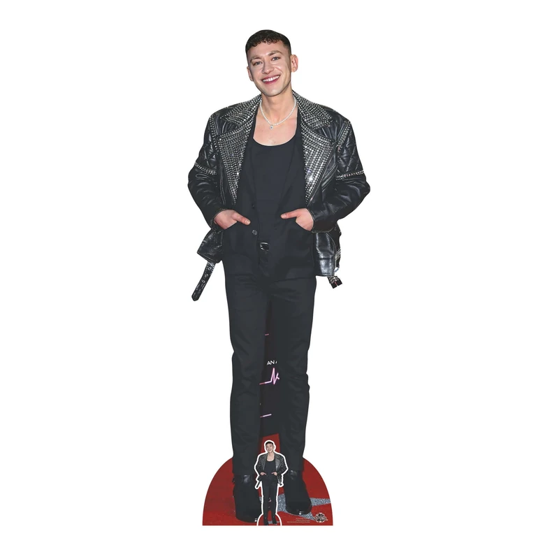 Star Cutouts CS1134 Olly Alexander – 175cm Lifesize Cardboard Cutout with Mini | Ideal for Music Fans, Parties & Room Décor