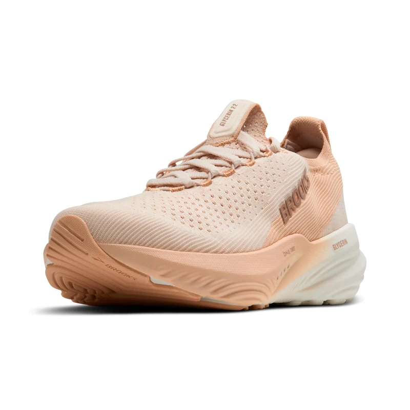 BROOKS 1204371B209 Glycerin StealthFit 22 Women Almond Peach/Almond/Portabella UK 5.5