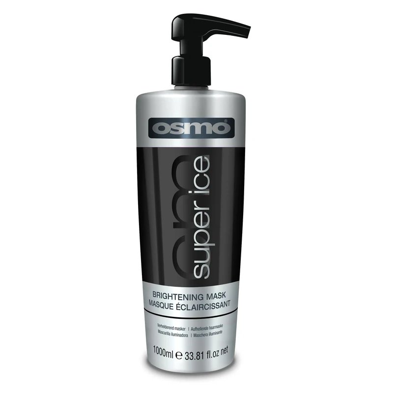 OSMO Super Ice Shampoo 1000 ml | Black Pigment Toning Shampoo for Blonde & Bleached Hair – Nourishes, Neutralises Brassy Yellow Tones | Vegan & Sulphate-Free