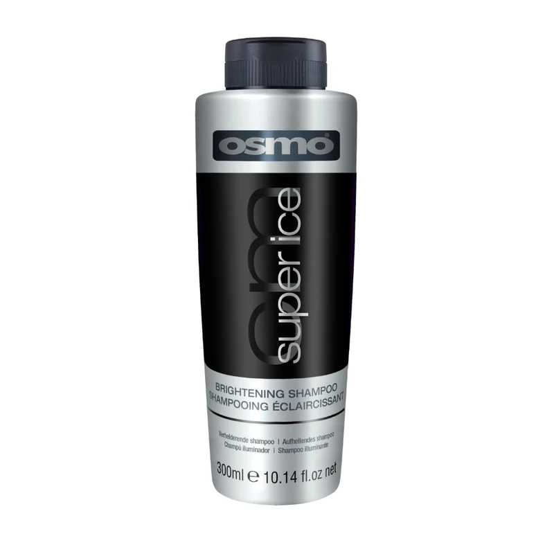 OSMO Super Ice Shampoo | Black Pigment for Brightening Blonde Hair | For Bleached & Natural Blonde Hair | Vegan. 300ml