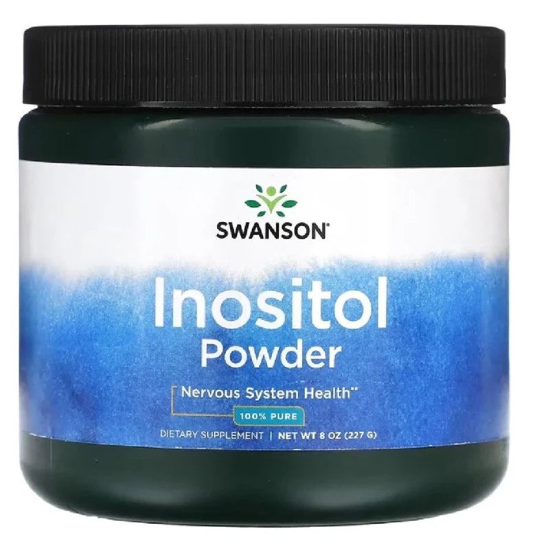 Swansons Swanson - 100% Pure Inositol Powder | Nervous System, Mood & Cellular Function Support | 227g