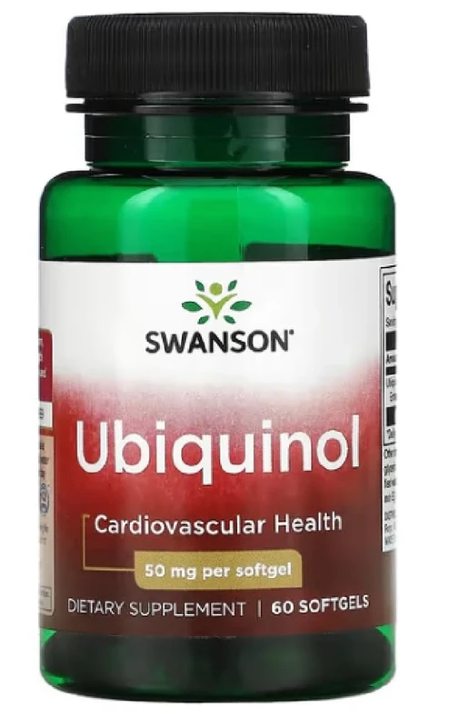 Swanson UBIQUINOL (50MG) 60 kap SOFTGEL