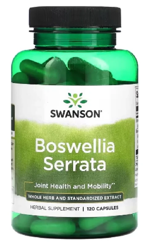 Swanson - Boswellia Serrata 400mg | Joint & Mobility Support from Herbal Resin | 120 Capsules - Image 1