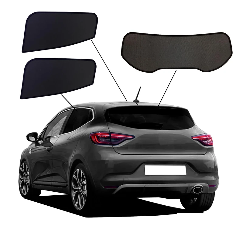 SunClip Privacy & Sun protection compatible with Renault Clio V (BF) HB 5-doors 2019-