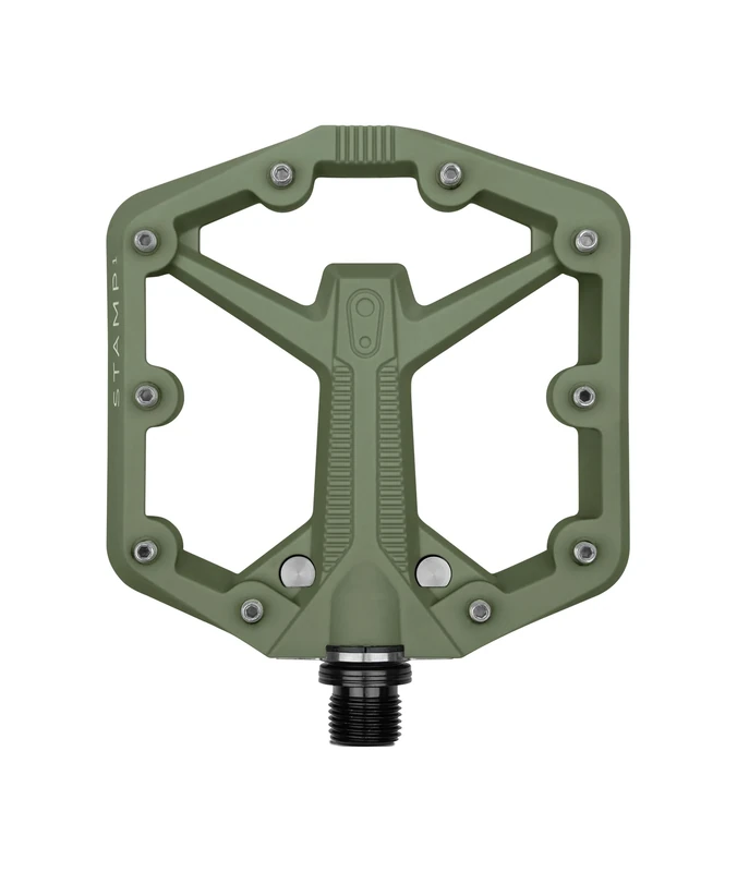 Crankbrothers Stamp 1 Version 2 MTB Pedal, Small Green