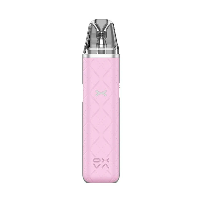 Xlim Go Pod Kit for Oxva, 1000mAh Battery, Top Fill System, Leather Exterior Design, Compatible with Xlim Series Pods, 2ml Cartridge Capacity, No Nicotine (Pink)
