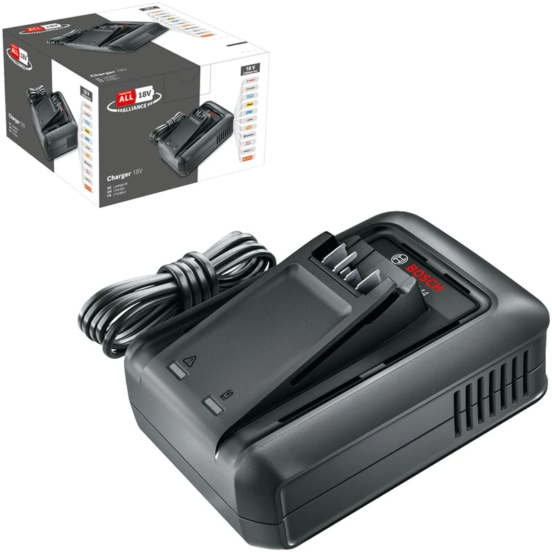 Bosch Fast Charger AL 18V-44 (18V System, 4.4A Charging Current, Compatible 18V Power For All Batteries, in Box)