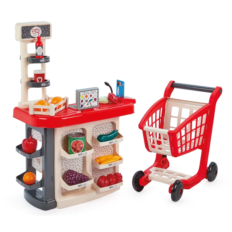Ecoiffier 1676 Cash Out + Trolley – A Real Little Shop - Image 1