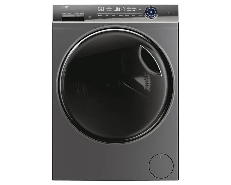 Haier I-Pro Series 7 Plus HW80-B14979S8 8KG Load Capacity 1400RPM Spin Speed 14 Programs WIFI Graphite Direct Motion Freestanding Washing Machine - A Class Energy