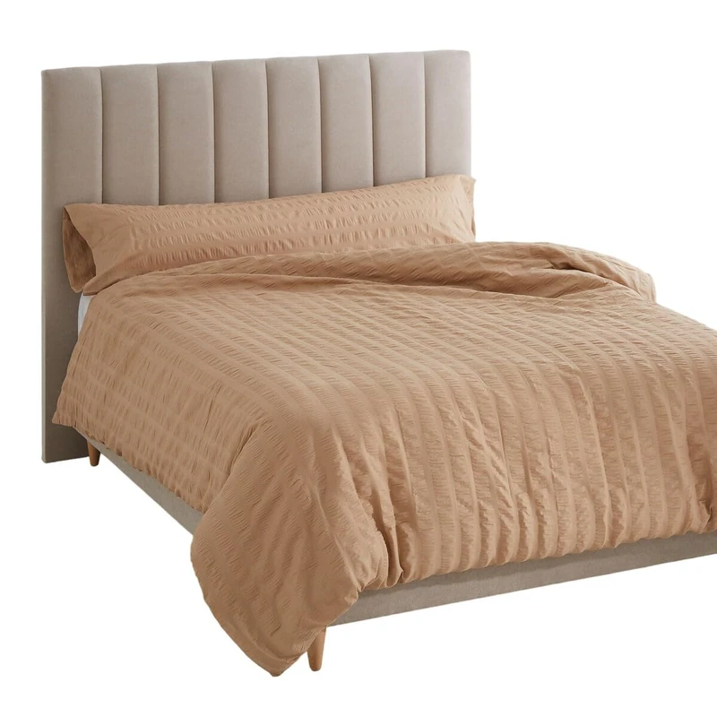 Alexandra House Living Duvet Cover Amman Light Brown 260 x 240 cm - Image 1