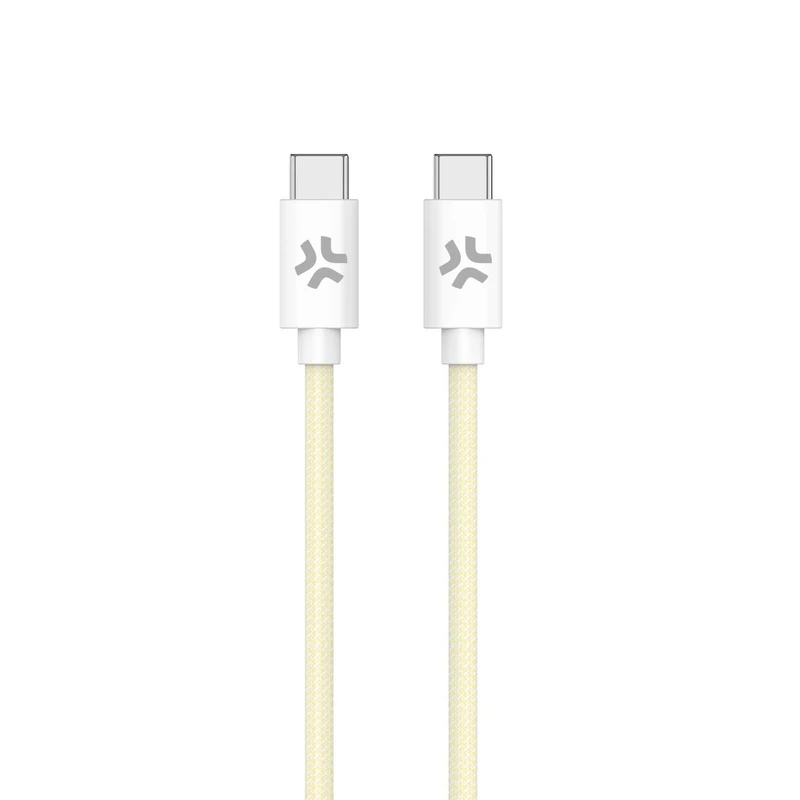 Celly USBCUSBCCOTTYL USB-C cable Yellow 1.5 m