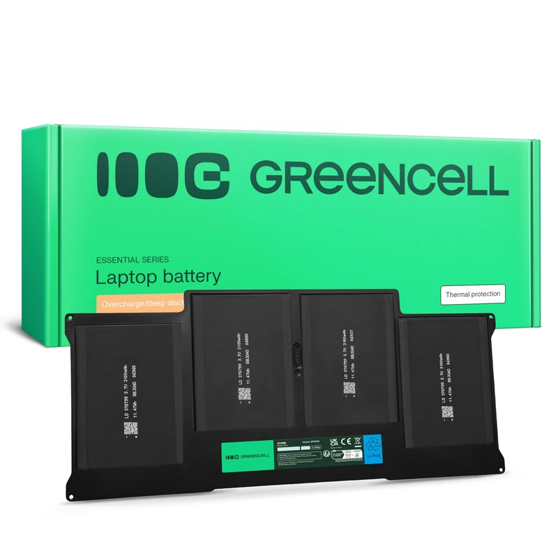 Green Cell Laptop Battery AP14V2 Black 47 WH