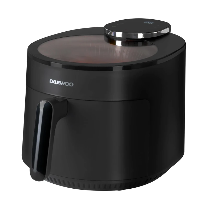 Daewoo Actuate Range, 5 Litre Cyclonic Air Fryer, 1500W, Bake, Roast, Grill, Air Flow Technology, 360° Bladeless Fan Air Circulation Cooking 10% Faster, Cooking Presets, Viewing Window
