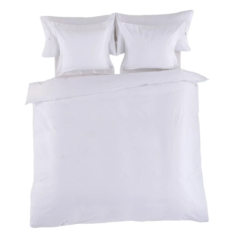 Alexandra House Living White Duvet Cover 260 x 240 cm