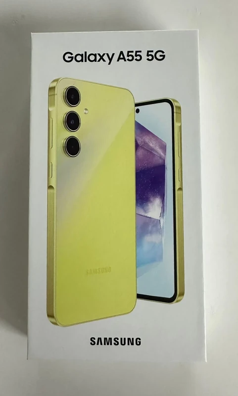 Samsung SM-A556B Galaxy A55 5G Dual SIM 8GB 256GB Awesome Lemon EU - [Italian, Hungarian, Polish, Romanian, Austrian, Swiss version]