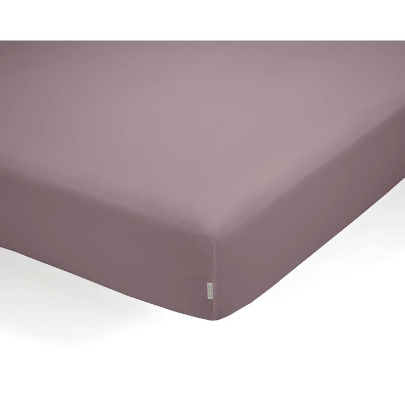 Alexandra House Living Fitted Sheet QUTUN Orange 180 x 200 cm - Image 1