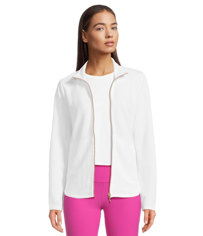 Skechers womens Cozy Fit Scoop Hem Ottoman Jacket, Bright White, XXL - Image 1