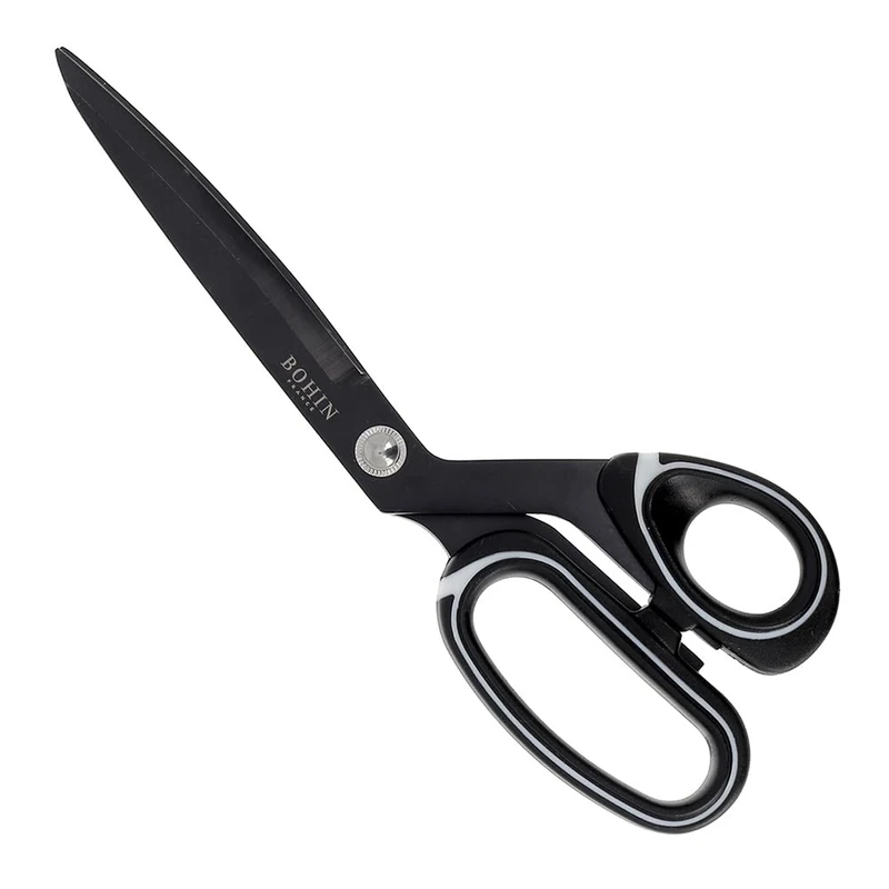 BOHIN France - BOHIN France Stainless Steel Titanium Coated (26cm) Professional Sewing Scissors with Ergonomic Handles - 1 Piece - Image 1