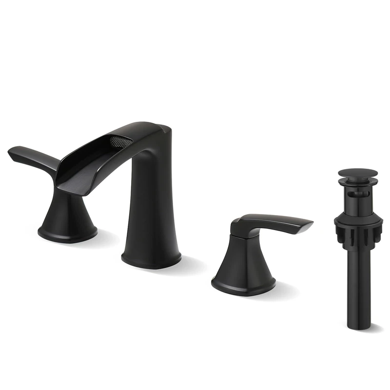 Fapully Black Bathroom Faucet
