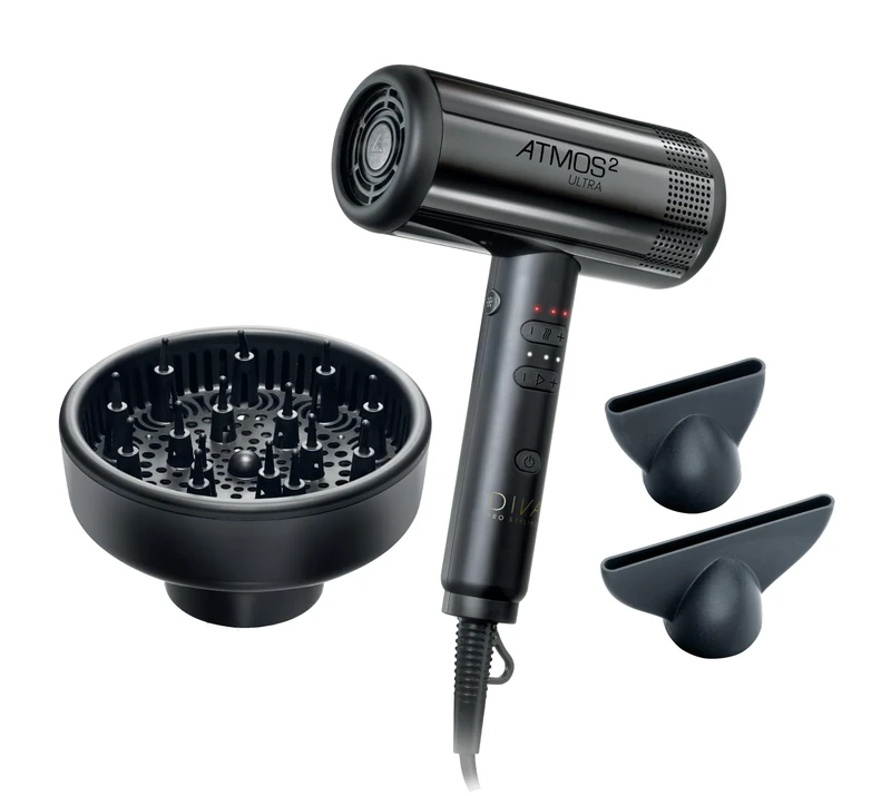 Diva Pro Styling Atmos 2 Ultra | Professional Lightweight Salon Dryer | Next-Gen Brushless Digital Motor