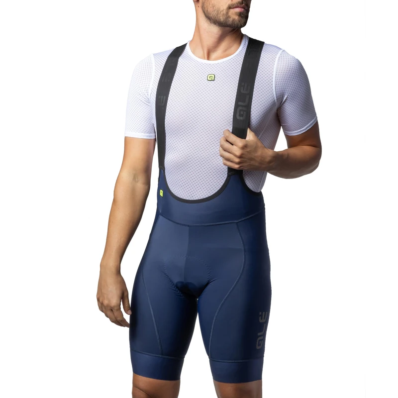 Alé Cycling Men's PR.E Magic Colour Bib Shorts, Navy Blue, M - Image 1
