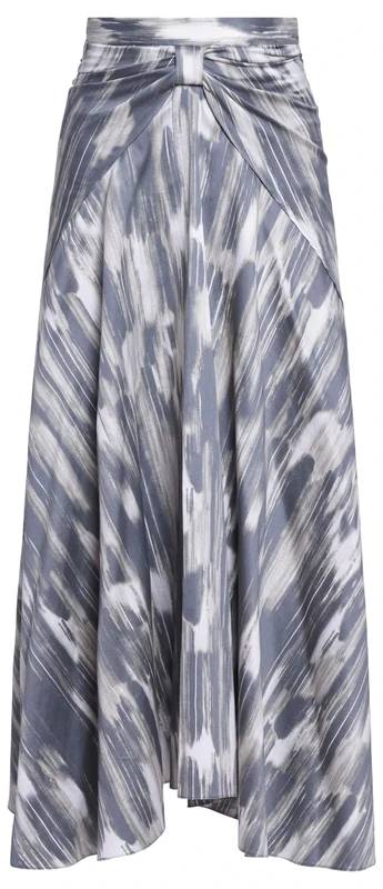 Altuzarra, Kalliope Skirt, 44, Platinum Grey
