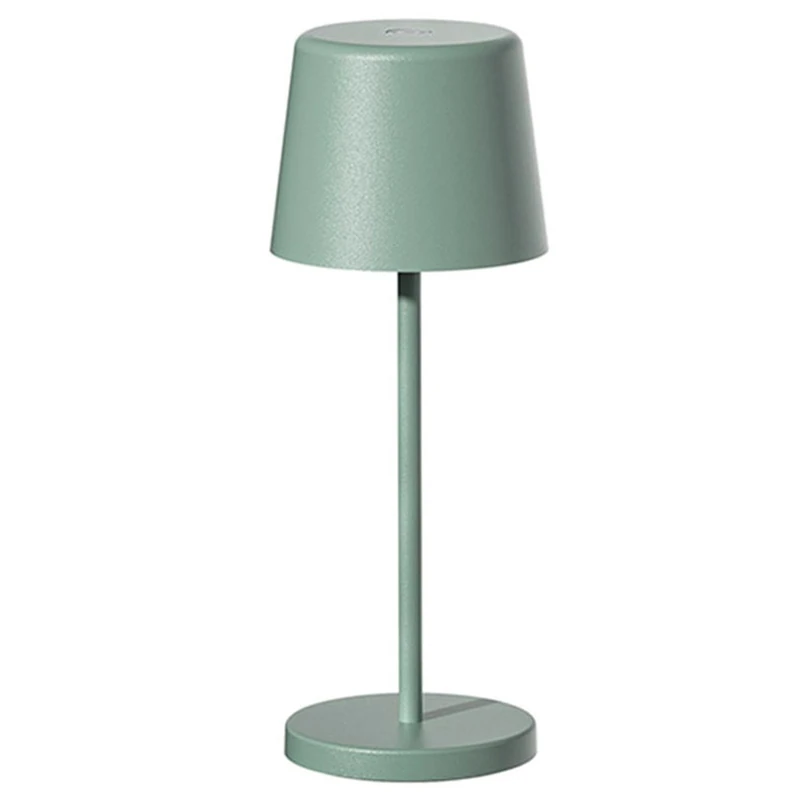 Lumisky Mini Touch Wireless Table Lamp Aluminium Green LED MINI Olive Dimmable H22cm