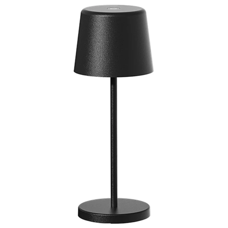 Lumisky Mini Wireless Touch Table Lamp Aluminium Black LED MINI Black White Dimmable H22cm