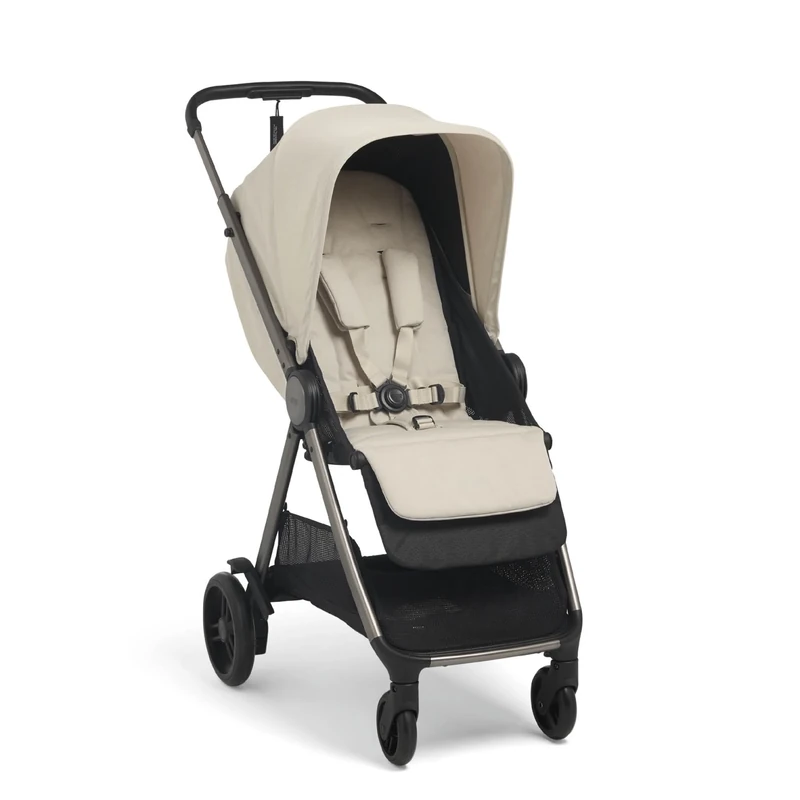 Mamas & Papas Libro, Lightweight Travel Stroller, Buggy, One Handed Fold, Compact Storage, Lie-Flat Seat, Newborn to 4 Years, Morell