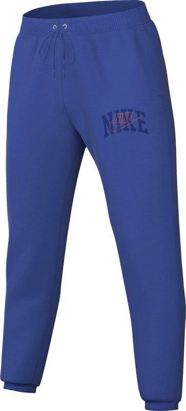 NIKE FV4453-480 Club Fleece Pants Men's Game Royal/Safety Orange Size M
