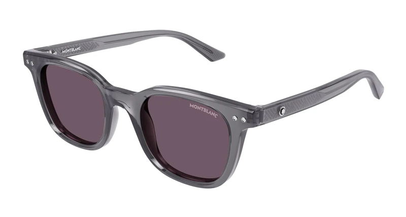 MONTBLANC GAFAS GREY-GREY-VIOLET/Lens height: 41,60 Lens diagonal: 53,30 Shape Description: ROUND/OVAL/PANTHOS