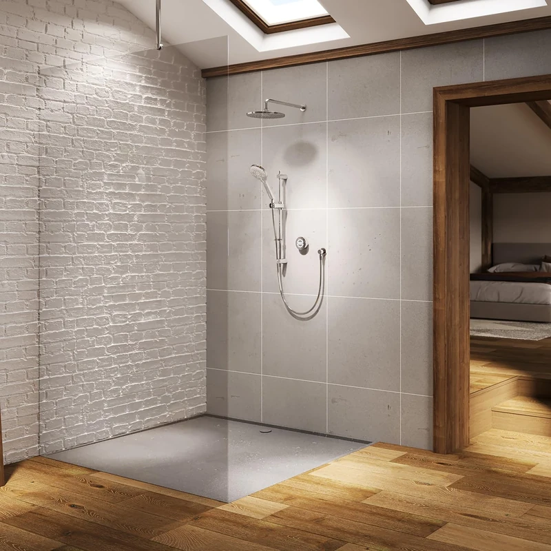 Aqualisa UTQ.A1.BV.DVFW.23 Unity Q Smart Shower Concealed with Adjustable and Wall Fixed Heads - for HP/Combi Systems