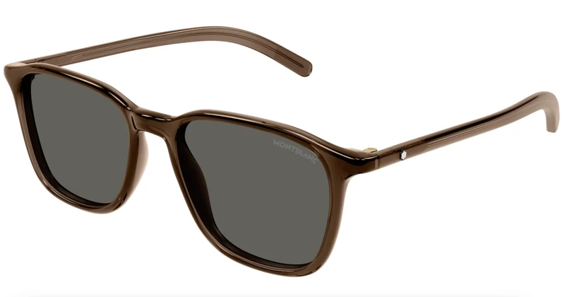 Montblanc Men's Mb0325s Sunglass Man Recycled Injected A Sunglasses, Multi-Colour, Colourful, One Size