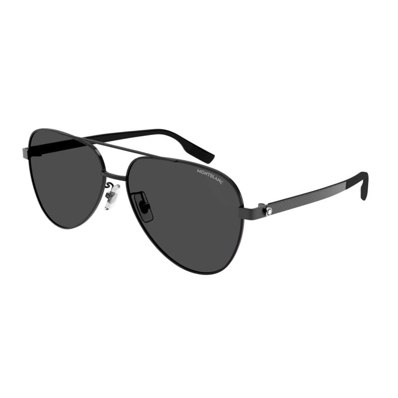 Montblanc MB0182S Men's Metal Sunglasses, Multi-Colour, One Size