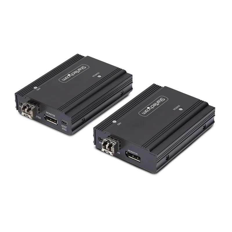StarTech.com DisplayPort KVM Extender over Fiber Optic, 4K 60Hz, Console Extender Kit, Up to 984ft/300m (Multi-mode)