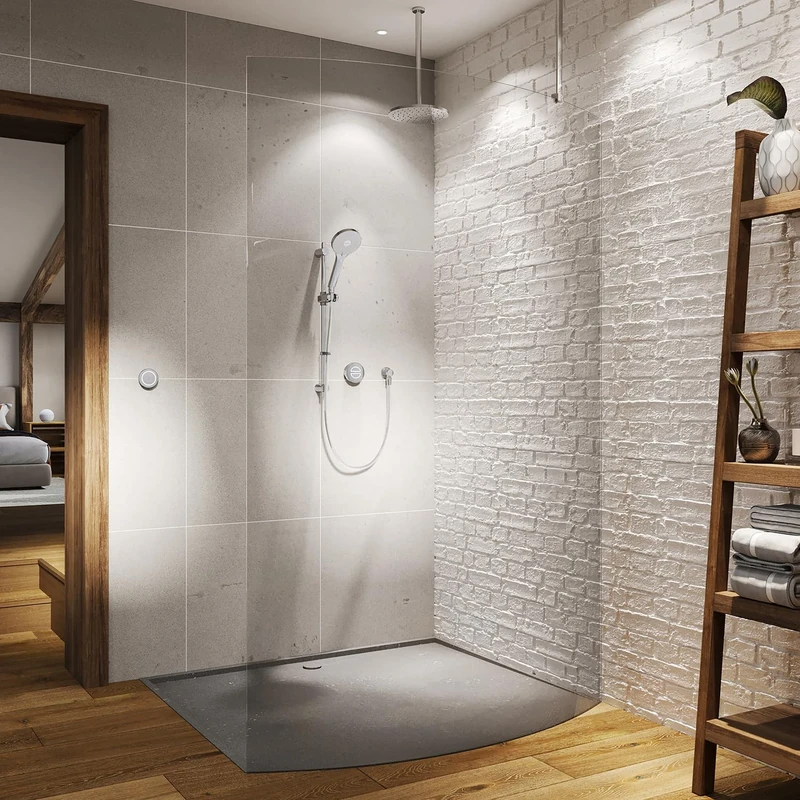 Aqualisa UTQ.A1.BV.DVFC.23 Unity Q Smart Shower Concealed with Adjustable and Ceiling Fixed Heads - for HP/Combi Systems