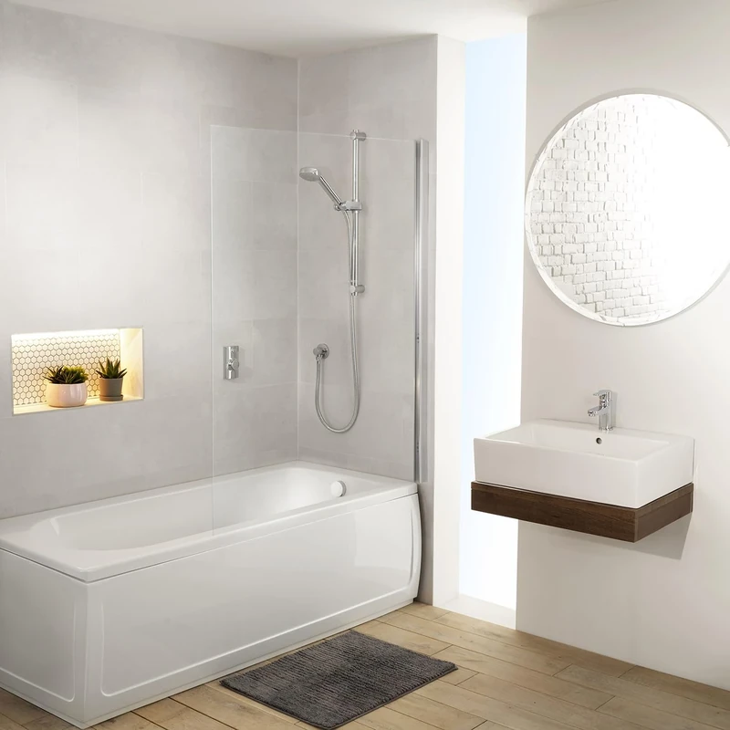 Aqualisa VSQ.A1.BV.DVBTX.23 Visage Q Smart Shower Concealed with Adjustable Head and Bath Fill - for HP/Combi Systems