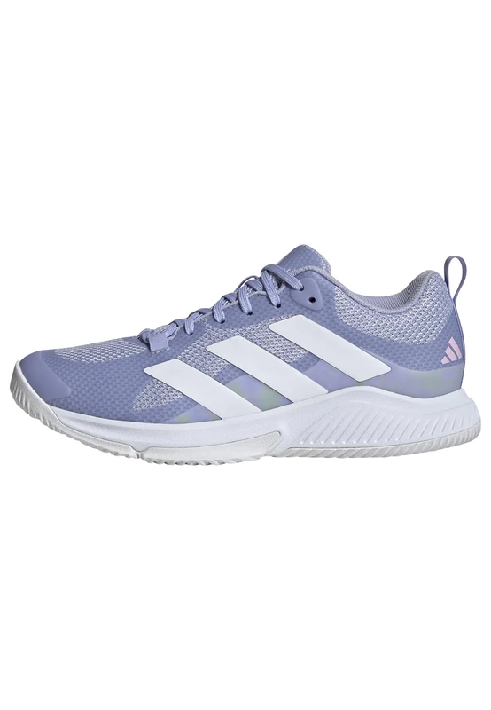 adidas Women's Court Team Bounce 2.0 Shoes, Violet Tone/FTWR White, 4 UK
