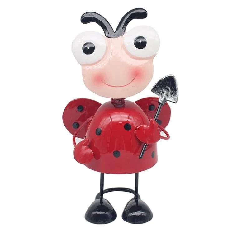 Lesser & Pavey Standing Ladybird Garden Ornaments | Lovely Gardening Gifts For Women & Men | Designed By Bright Eyes | Decorations For Any Garden
