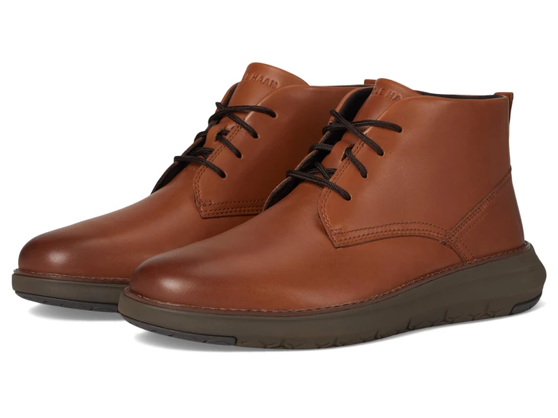 Cole Haan Men's Grand Remix Chukka Boot, British Tan/Java, 9.5 UK