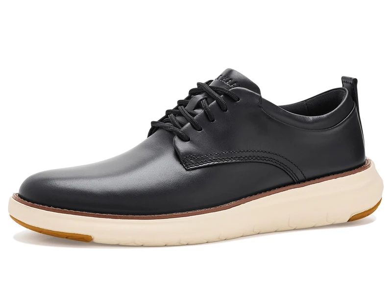 Cole Haan Men's Grand Remix Oxford, Black Smooth/Ivory, 6.5-M UK
