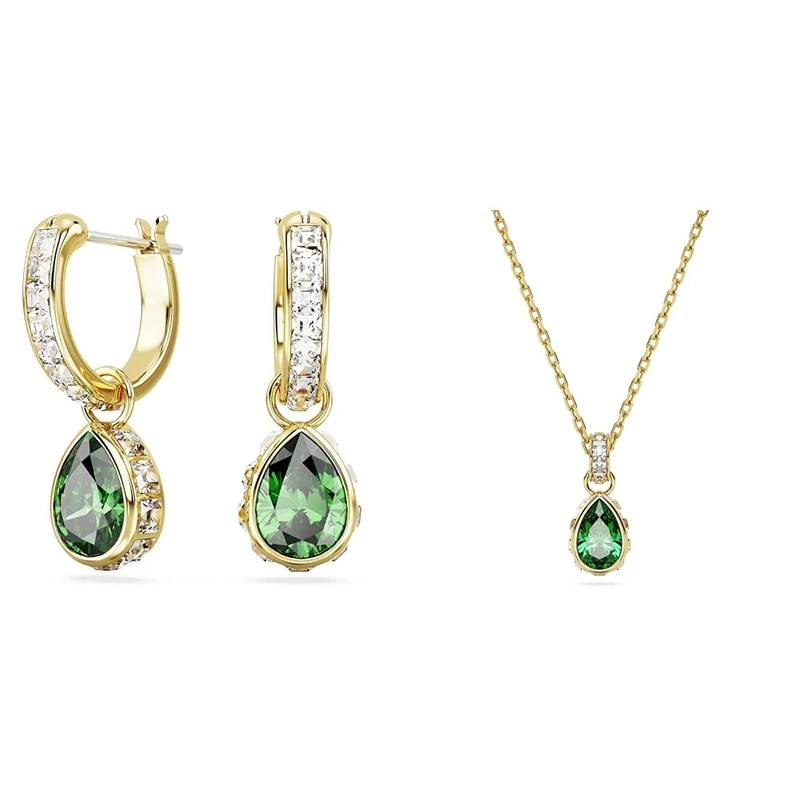 Swarovski Chroma Collection, necklace & earrings