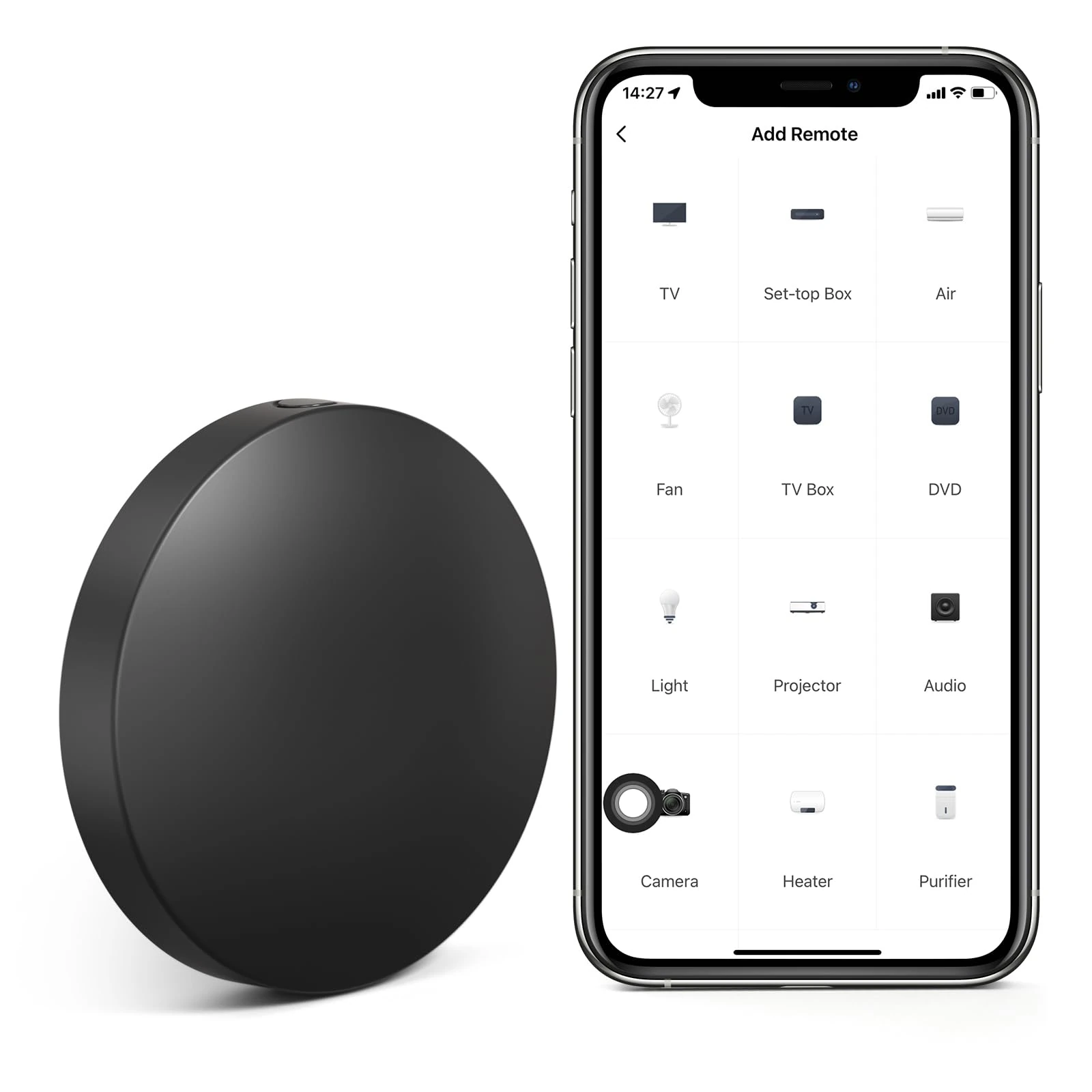 Chatthen WiFi Smart IR Remote Controller, Tuya IR RF Universal Remote Control for TV Air Condition Infrared RF Appliances, Comatible with Tuya/Smart Life App,Voice Control Alexa Google Home