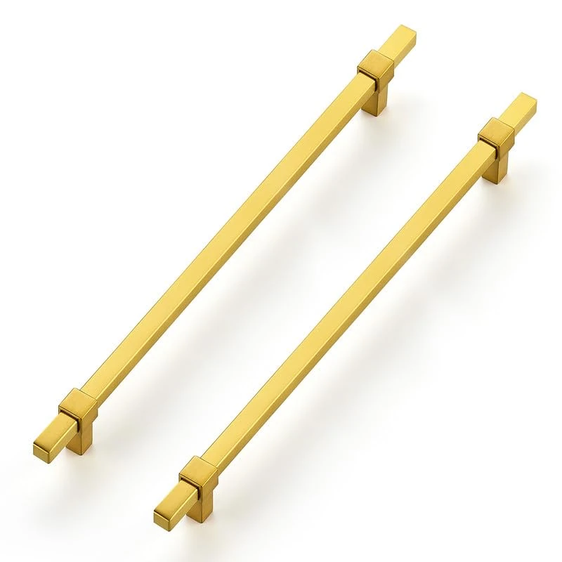 Ravinte Decor 25 Pack Gold Cabinet Handles - 10" Hole Center Cabinet Pulls Drawer Pulls Cabinet Hardware Kitchen Handles for Cabinets