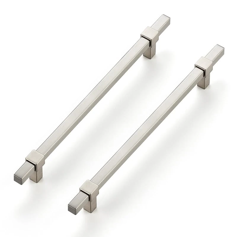 Ravinte Decor 30 Pack Brushed Nickel Cabinet Handles - 7-1/2" Hole Center Cabinet Pulls Drawer Pulls Cabinet Hardware Kitchen Handles for Cabinets